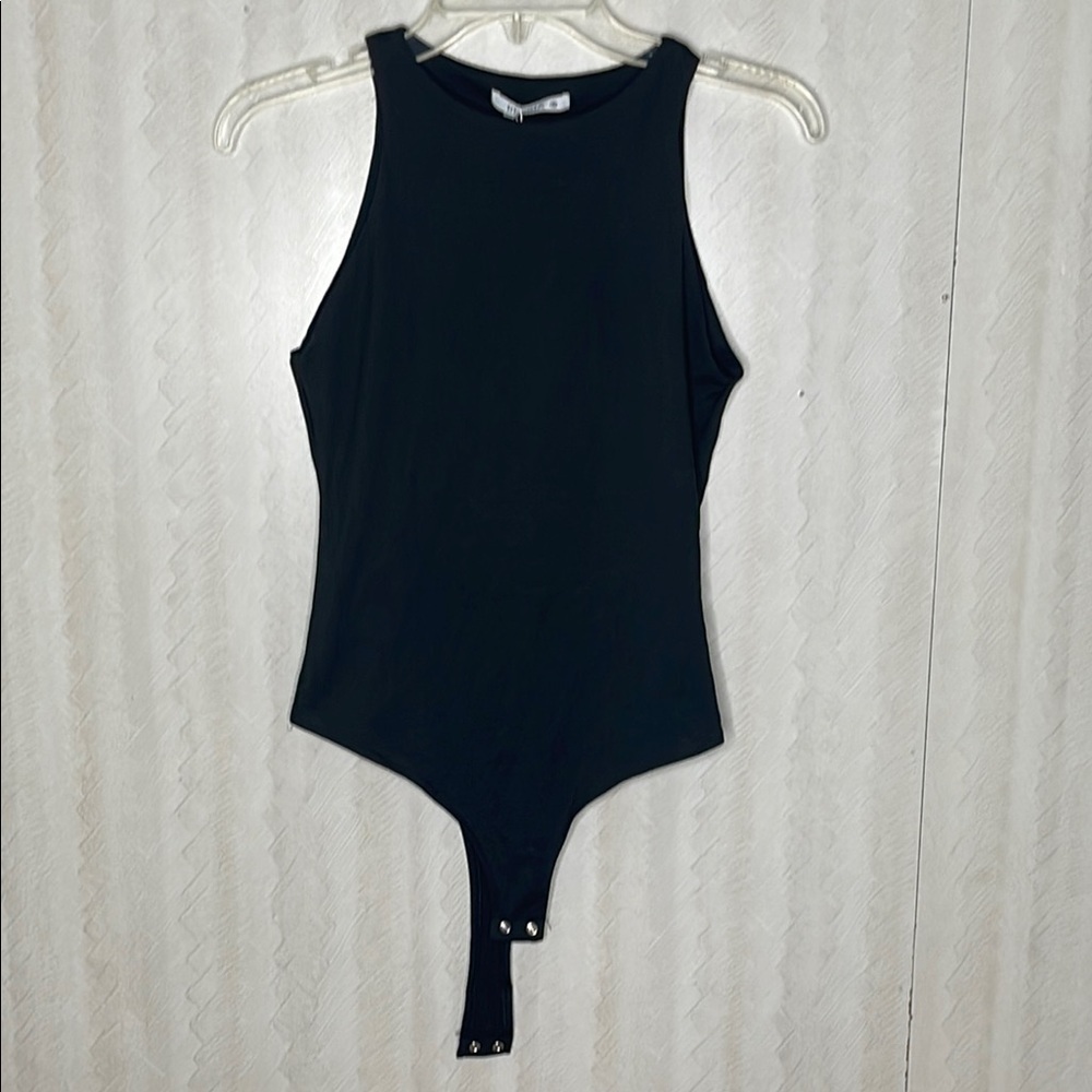 ❤️ 🆕 REORIA Black Bodysuit One Piece Size S - Picture 3 of 7